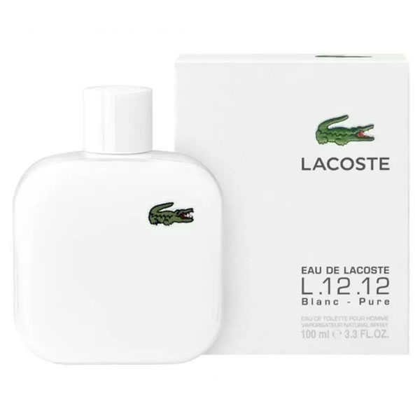 Lacoste Eau De L.12.12 Blanc Pure EDT For Men (100ml)